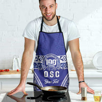 Personalised Queen Salote College Apron Kolisi Fefine 100th Anniversary Kupesi Blue LT14 - Polynesian Pride