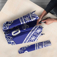 Personalised Queen Salote College Umbrella Kolisi Fefine 100th Anniversary Kupesi Blue LT14 - Polynesian Pride