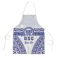 Personalised Queen Salote College Apron Kolisi Fefine 100th Anniversary Kupesi White LT14 White - Polynesian Pride