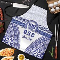 Personalised Queen Salote College Apron Kolisi Fefine 100th Anniversary Kupesi White LT14 White - Polynesian Pride