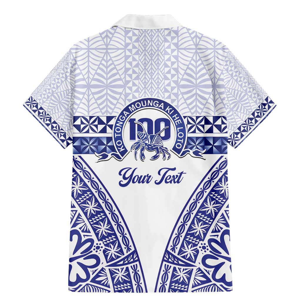 Personalised Queen Salote College Family Matching Mermaid Dress and Hawaiian Shirt Kolisi Fefine 100th Anniversary Kupesi White LT14 - Polynesian Pride