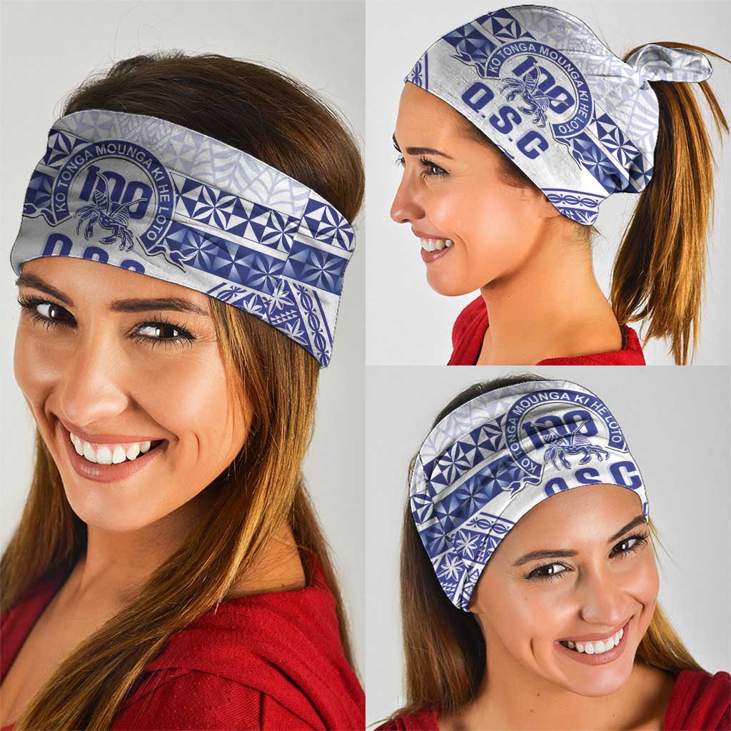 Personalised Queen Salote College Neck Gaiter Kolisi Fefine 100th Anniversary Kupesi White - Polynesian Pride