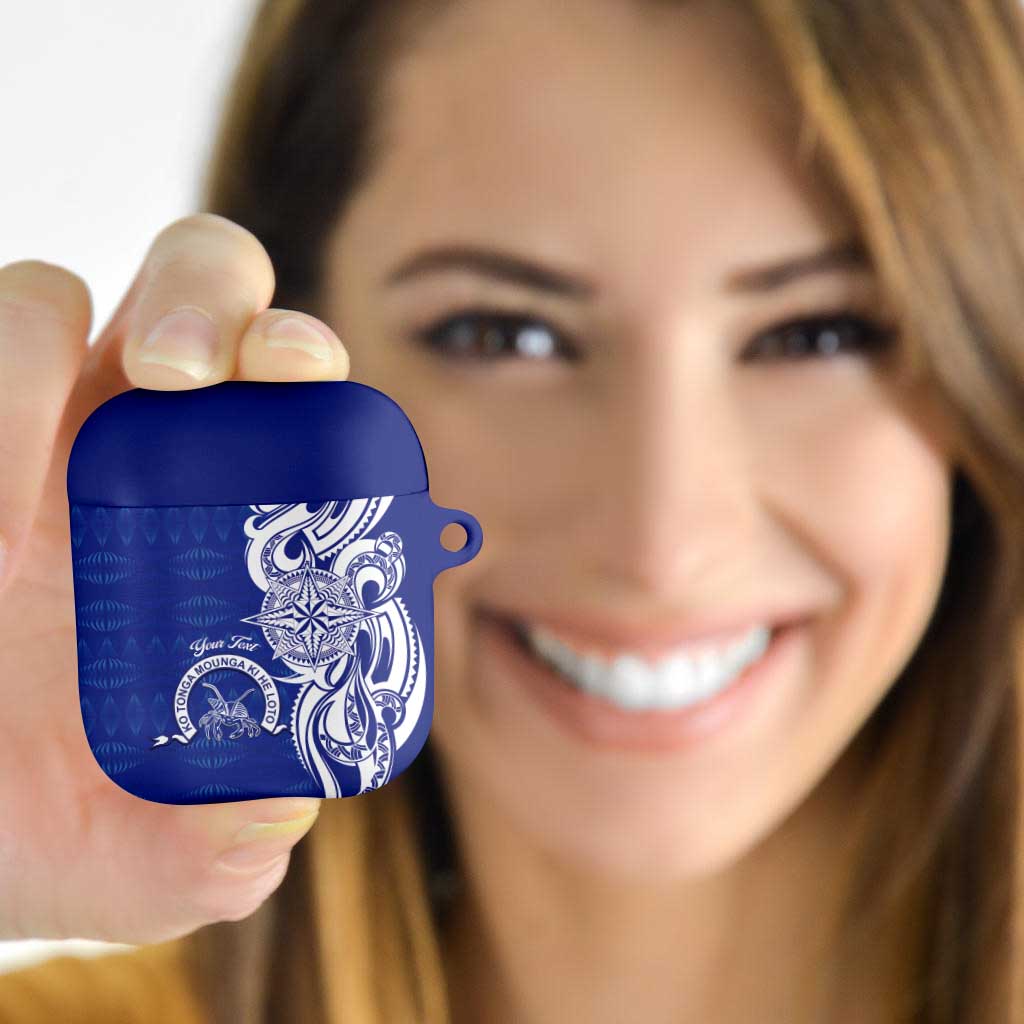 Personalised Queen Salote College AirPods Case QSC Est 1926 Ngatu Pattern - Polynesian Pride