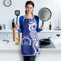 Personalised Queen Salote College Apron QSC Est 1926 Ngatu Pattern - Polynesian Pride