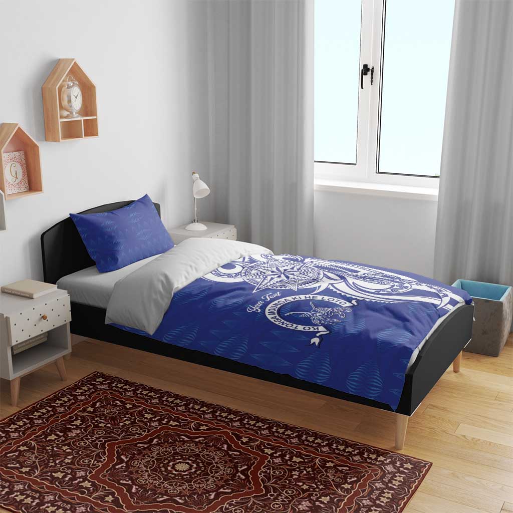 Personalised Queen Salote College Bedding Set QSC Est 1926 Ngatu Pattern - Polynesian Pride