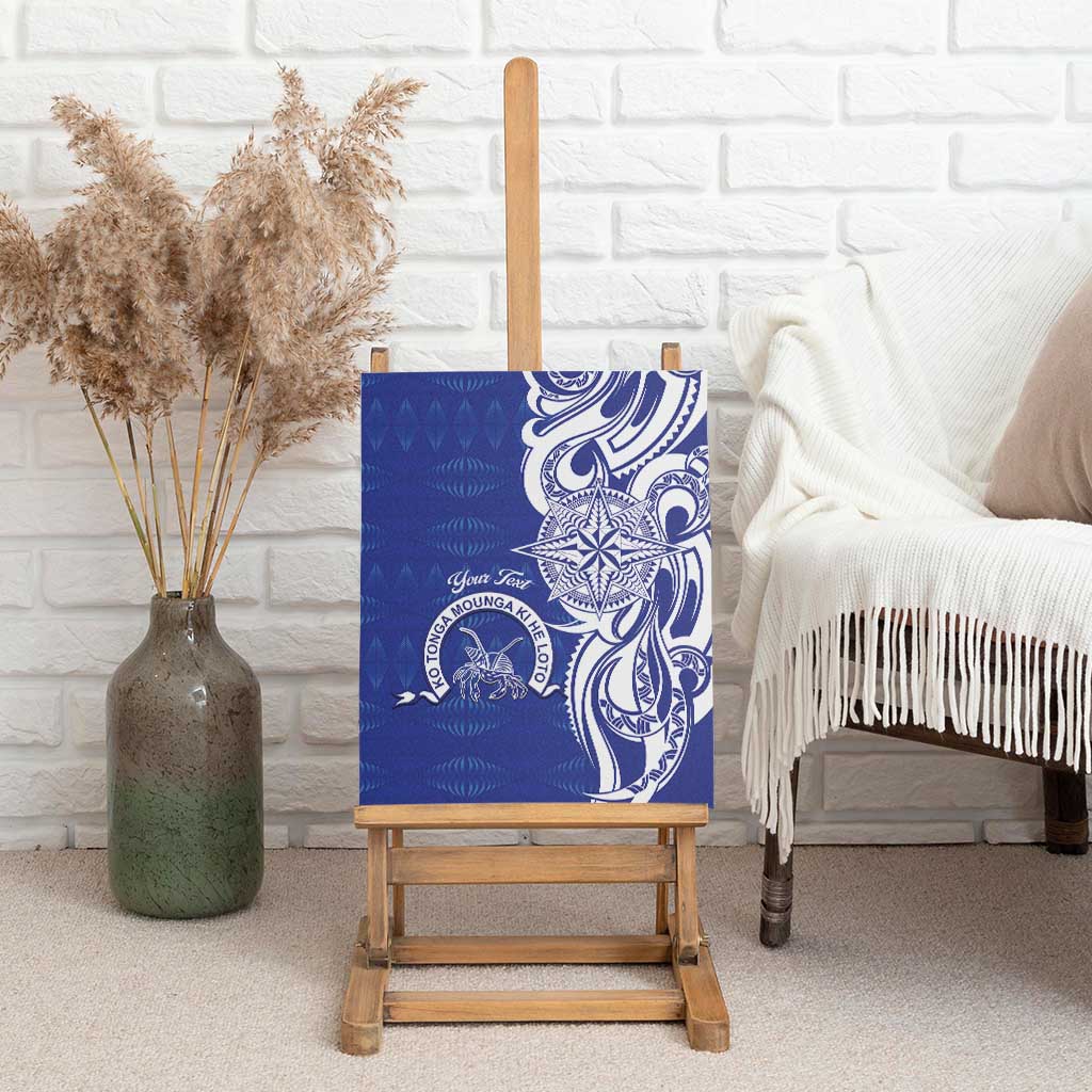 Personalised Queen Salote College Canvas Wall Art QSC Est 1926 Ngatu Pattern - Polynesian Pride