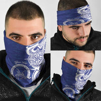 Personalised Queen Salote College Neck Gaiter QSC Est 1926 Ngatu Pattern - Polynesian Pride