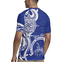 Personalised Queen Salote College Rugby Jersey QSC Est 1926 Ngatu Pattern - Polynesian Pride