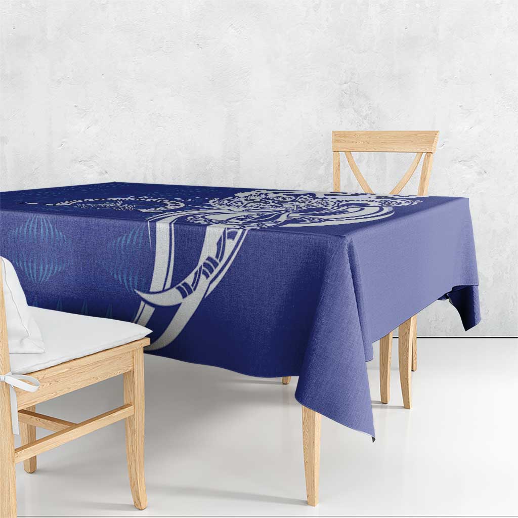Personalised Queen Salote College Tablecloth QSC Est 1926 Ngatu Pattern - Polynesian Pride