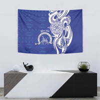 Personalised Queen Salote College Tapestry QSC Est 1926 Ngatu Pattern - Polynesian Pride