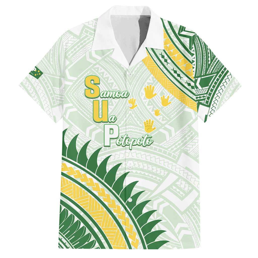 Personalised Samoa Ua Potopoto Family Matching Tank Maxi Dress and Hawaiian Shirt SUP Est 2025 Samoan Pattern - Polynesian Pride