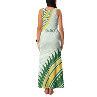 Personalised Samoa Ua Potopoto Family Matching Tank Maxi Dress and Hawaiian Shirt SUP Est 2025 Samoan Pattern - Polynesian Pride