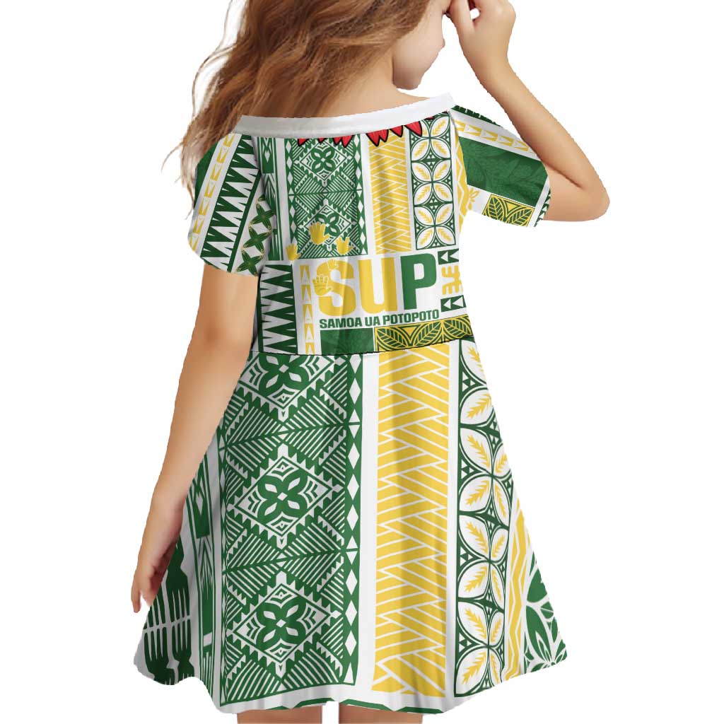 Samoa Uniting Party Family Matching Off Shoulder Maxi Dress and Hawaiian Shirt SUP Est 2025 Siapo Pattern - Polynesian Pride
