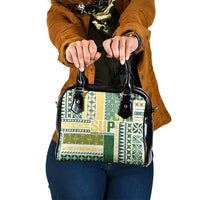 Samoa Uniting Party Shoulder Handbag SUP Est 2025 Siapo Pattern - Polynesian Pride