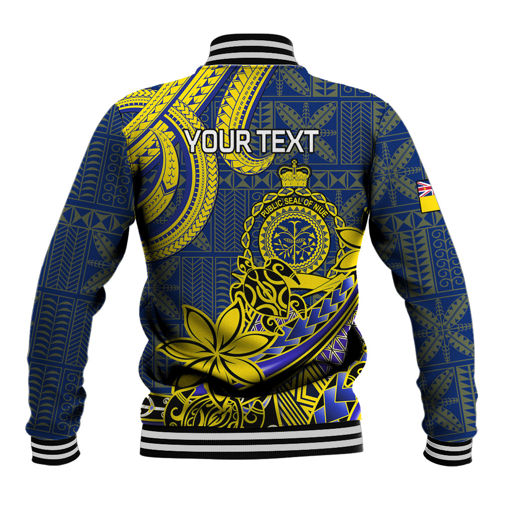 Personalised Niue Peniamina Gospel Day Baseball Jacket Unique Niean Hiapo LT14 - Polynesian Pride