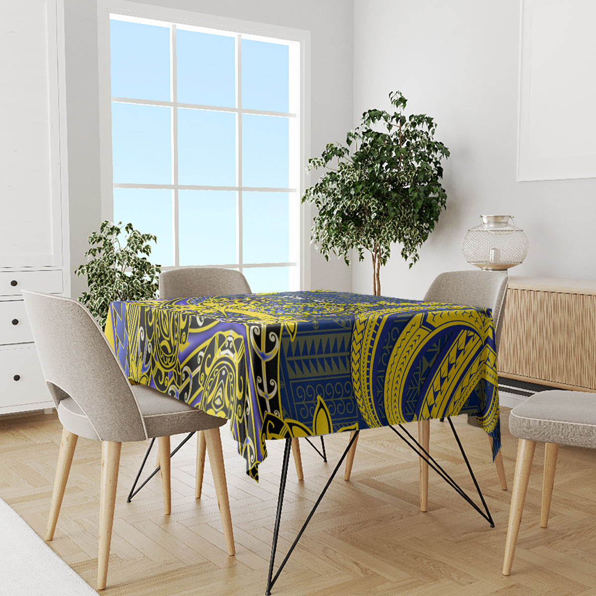 Personalised Niue Peniamina Gospel Day Tablecloth Unique Niean Hiapo LT14 - Polynesian Pride