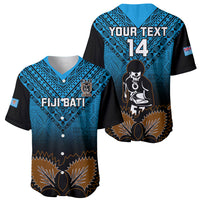 Custom Fiji Tapa Rugby Baseball Jersey Pacific 2023 Go Fijian Bati LT14 - Polynesian Pride