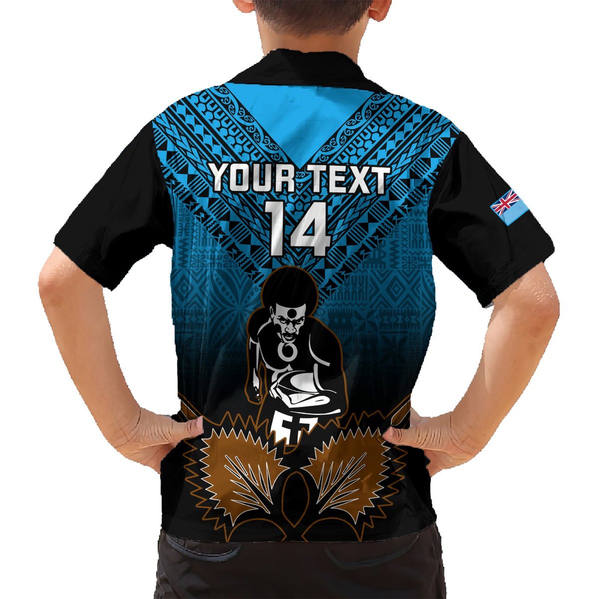 Custom Fiji Tapa Rugby Hawaiian Shirt Pacific 2023 Go Fijian Bati LT14 - Polynesian Pride