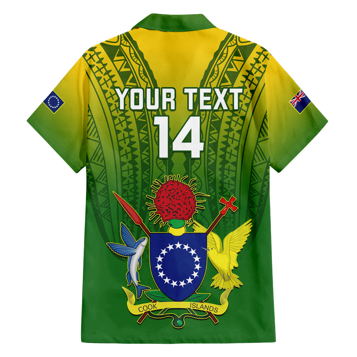 Custom Cook Islands Rugby Family Matching Off Shoulder Maxi Dress and Hawaiian Shirt Pacific 2023 Go The Kukis LT14 - Polynesian Pride