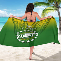 Custom Cook Islands Rugby Sarong Pacific 2023 Go The Kukis LT14 - Polynesian Pride