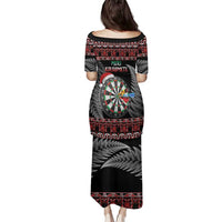 All I Want For Christmas Is Darts New Zealand Family Matching Puletasi and Hawaiian Shirt LT14 - Polynesian Pride