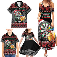 All I Want For Christmas Is Darts New Zealand Family Matching Summer Maxi Dress and Hawaiian Shirt LT14 - Polynesian Pride
