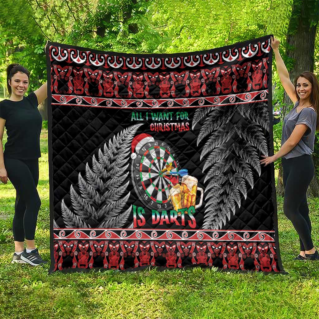 All I Want For Christmas Is Darts New Zealand Quilt LT14 - Polynesian Pride