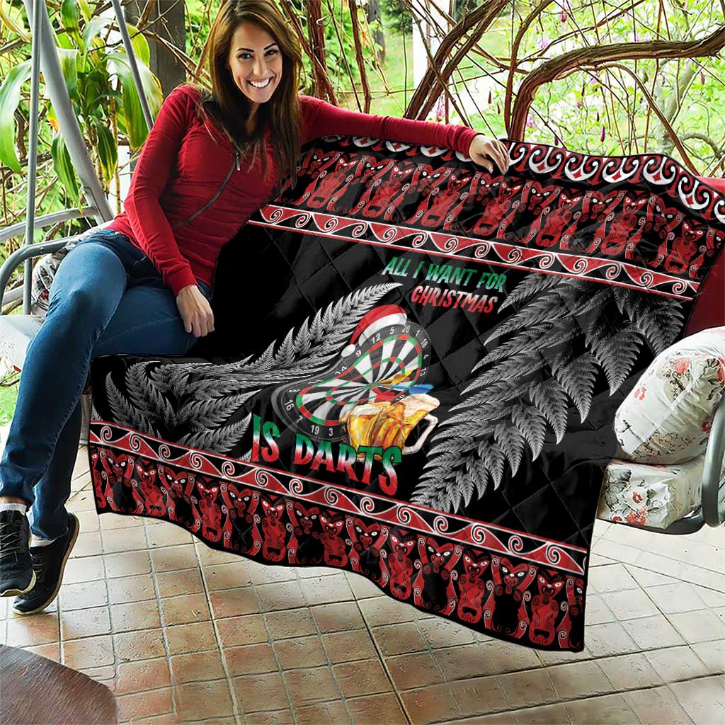 All I Want For Christmas Is Darts New Zealand Quilt LT14 - Polynesian Pride