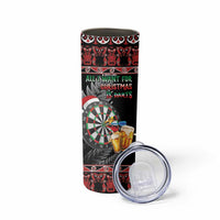 All I Want For Christmas Is Darts New Zealand Skinny Tumbler LT14 - Polynesian Pride