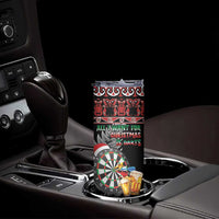 All I Want For Christmas Is Darts New Zealand Skinny Tumbler LT14 - Polynesian Pride