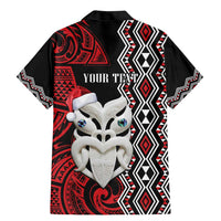 Personalised New Zealand Christmas Family Matching Mermaid Dress and Hawaiian Shirt Meri Kirihimete Maori Wheku - Taniko Art LT14 - Polynesian Pride