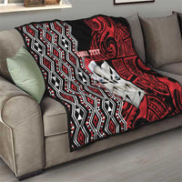 Personalised New Zealand Christmas Quilt Meri Kirihimete Maori Wheku - Taniko Art