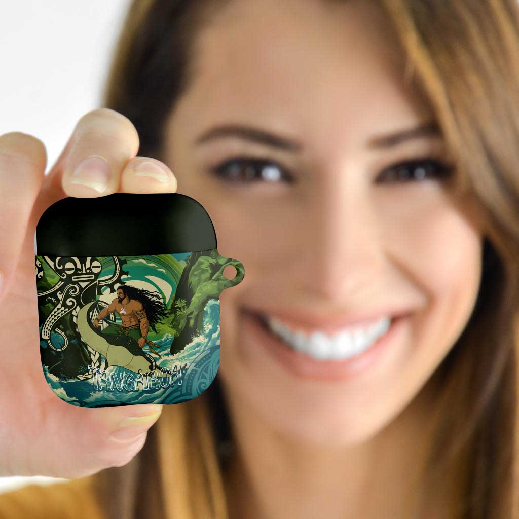 Aotearoa Tangaroa Atua AirPods Case New Zealand God Of The Ocean - Polynesian Pride