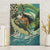 Aotearoa Tangaroa Atua Canvas Wall Art New Zealand God Of The Ocean