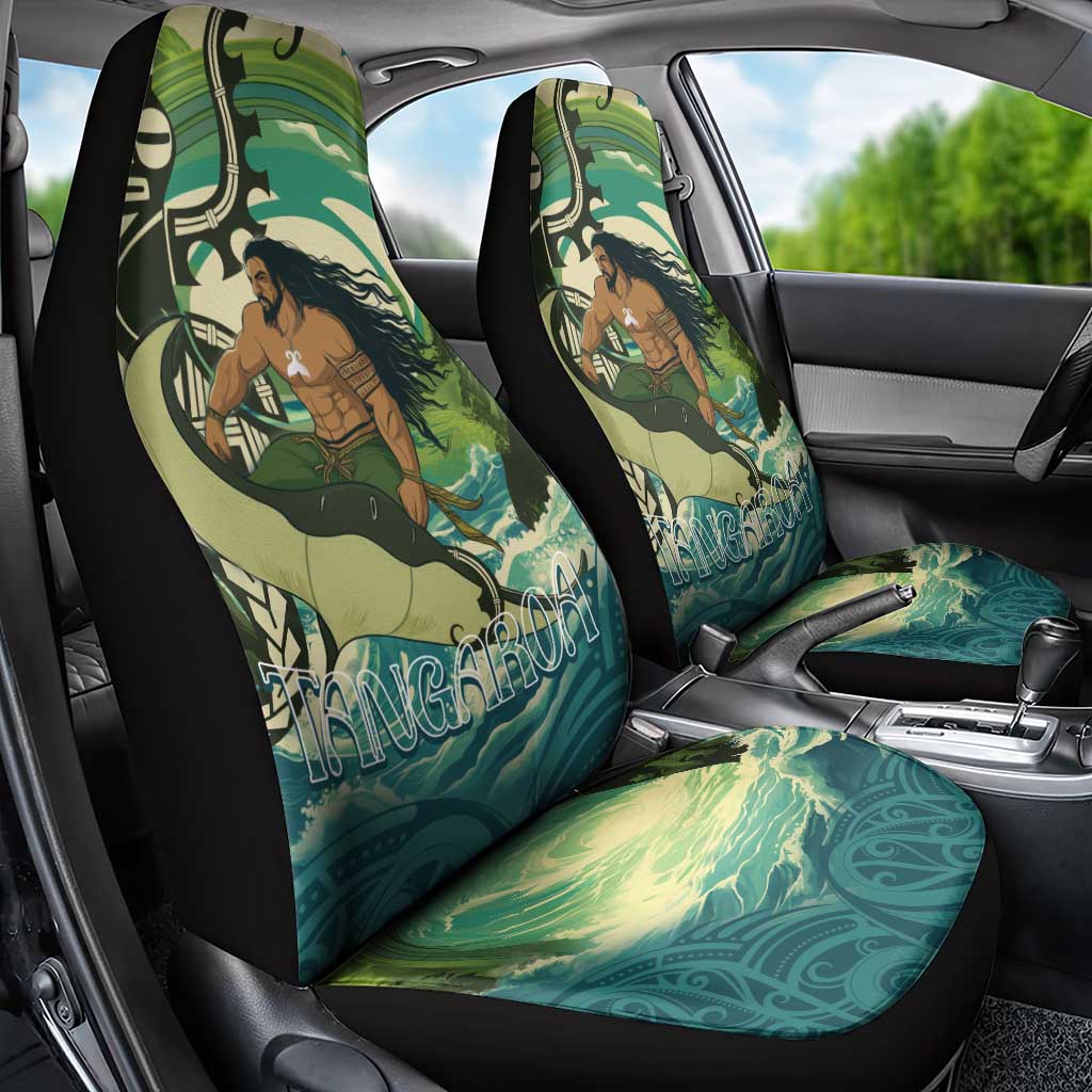Aotearoa Tangaroa Atua Car Seat Cover New Zealand God Of The Ocean LT14 - Polynesian Pride