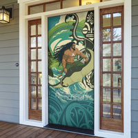 Aotearoa Tangaroa Atua Door Cover New Zealand God Of The Ocean LT14 - Polynesian Pride