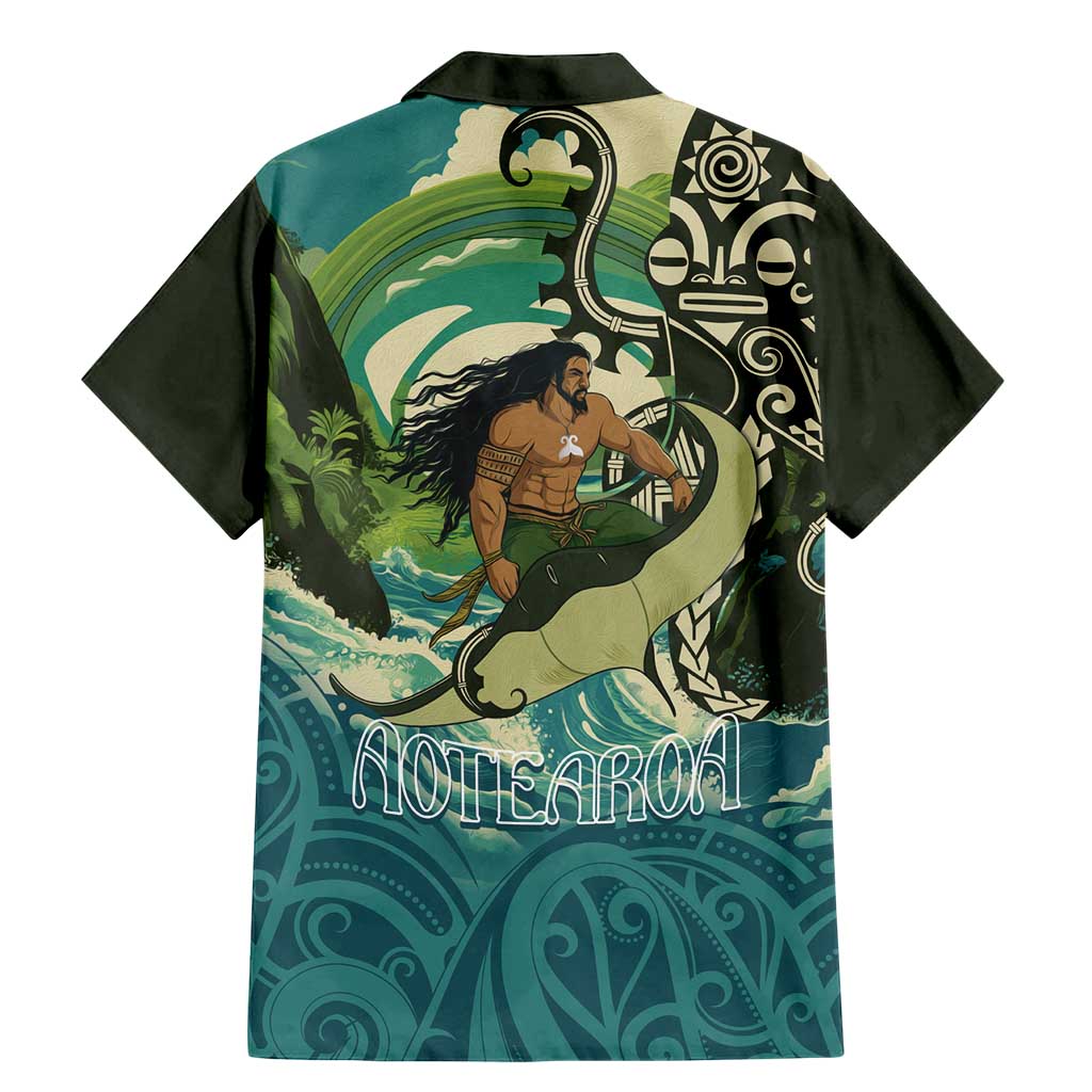 Aotearoa Tangaroa Atua Family Matching Mermaid Dress and Hawaiian Shirt New Zealand God Of The Ocean LT14 - Polynesian Pride