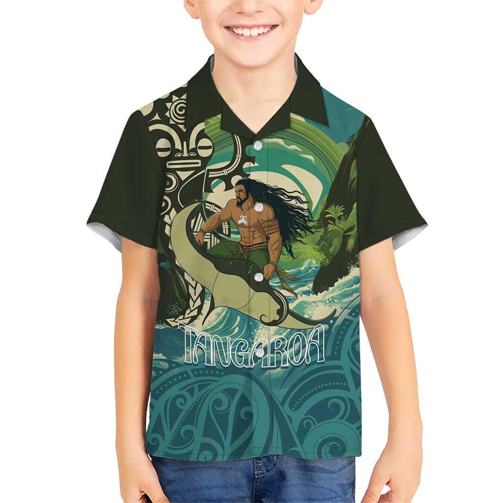 Aotearoa Tangaroa Atua Hawaiian Shirt New Zealand God Of The Ocean LT14 - Polynesian Pride