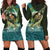 Aotearoa Tangaroa Atua Hoodie Dress New Zealand God Of The Ocean