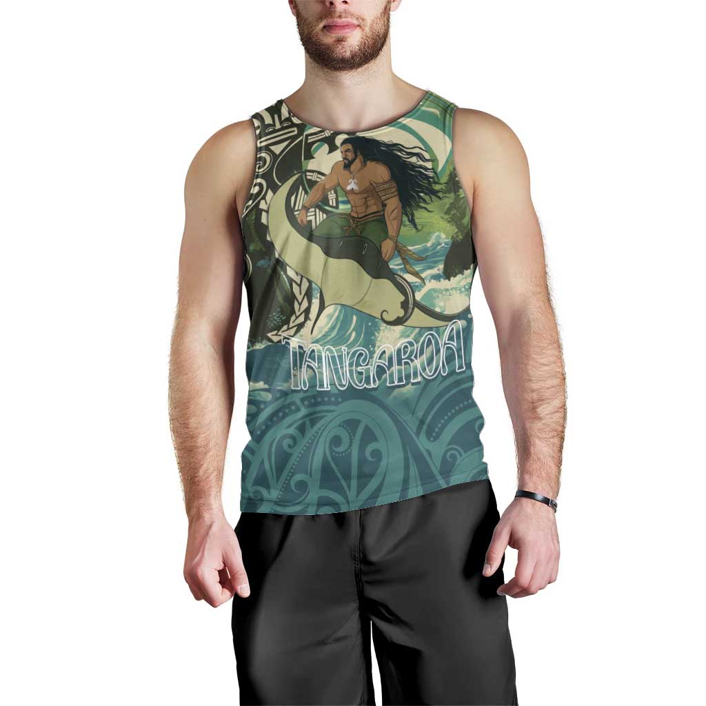 Aotearoa Tangaroa Atua Men Tank Top New Zealand God Of The Ocean