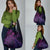 New Zealand Lizard Grocery Bag Silver Fern Aotearoa Maori Purple Version