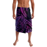 New Zealand Lizard Lavalava Silver Fern Aotearoa Maori Purple Version LT14 Purple - Polynesian Pride