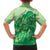Aloha Hawaii Molokai Island Family Matching Long Sleeve Bodycon Dress and Hawaiian Shirt Hibiscus Tribal Honu Hawaiian Tattoo Green