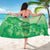 Aloha Hawaii Molokai Island Sarong Hibiscus Tribal Honu Hawaiian Tattoo Green
