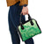 Aloha Hawaii Molokai Island Shoulder Handbag Hibiscus Tribal Honu Hawaiian Tattoo Green