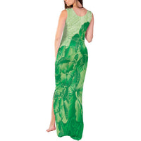 Aloha Hawaii Molokai Island Tank Maxi Dress Hibiscus Tribal Honu Hawaiian Tattoo Green LT14 - Polynesian Pride