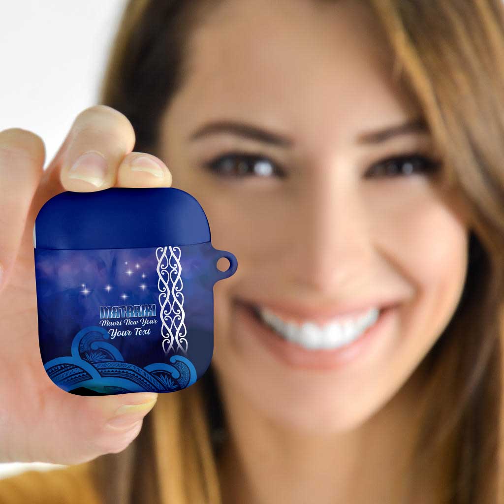 Personalised Matariki New Zealand AirPods Case Maori New Year Galaxy Koru Pattern - Polynesian Pride