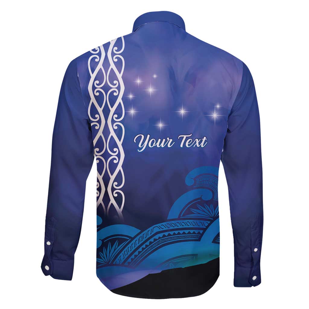 Personalised Matariki New Zealand Family Matching Off Shoulder Short Dress and Hawaiian Shirt Maori New Year Galaxy Koru Pattern LT14 - Polynesian Pride
