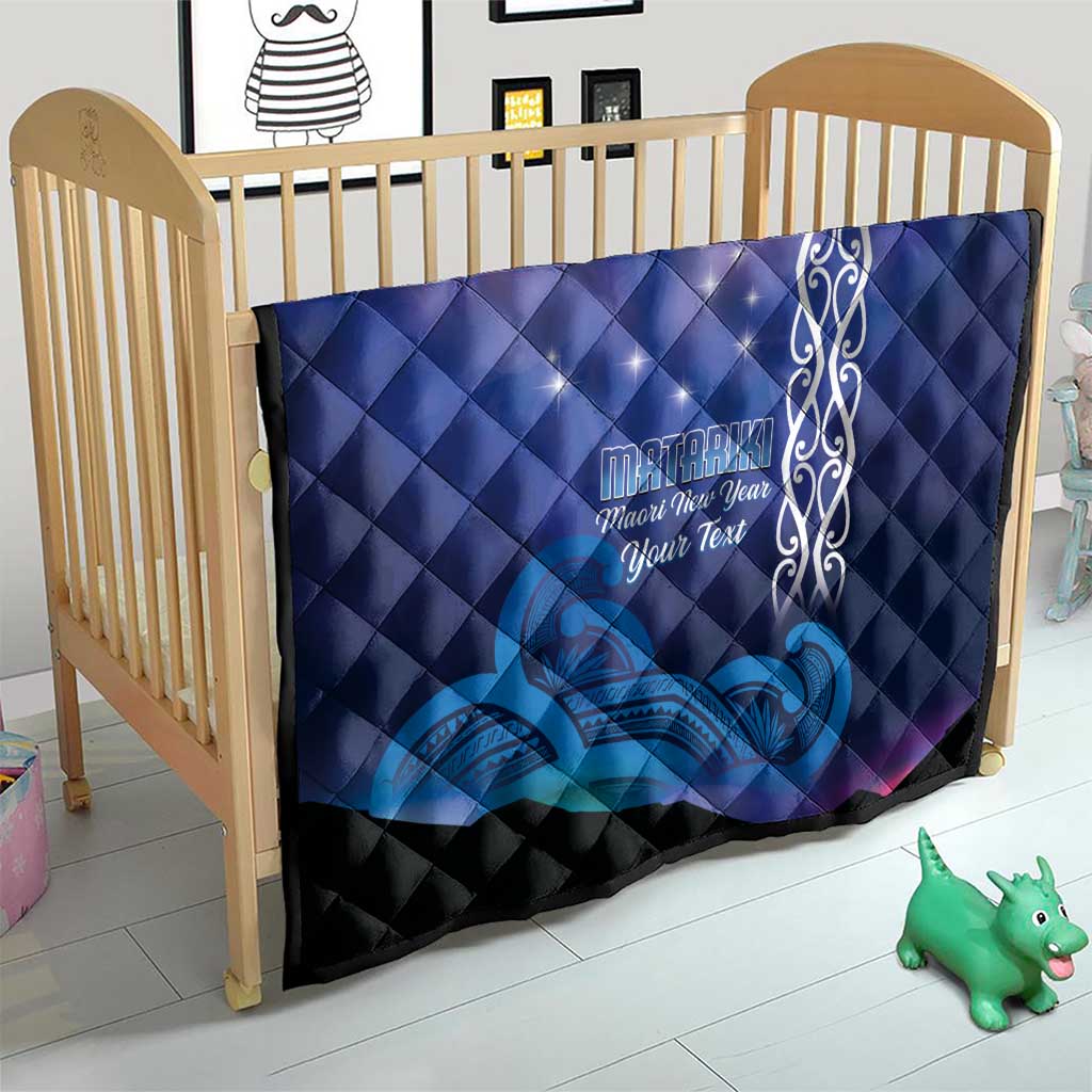Personalised Matariki New Zealand Quilt Maori New Year Galaxy Koru Pattern