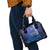Personalised Matariki New Zealand Shoulder Handbag Maori New Year Galaxy Koru Pattern